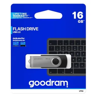 GOODRAM Flash Disk 16GB UTS2, USB 2.0, černá