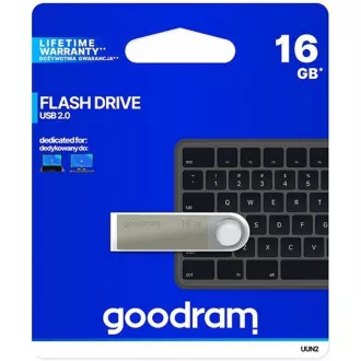 GOODRAM Flash Disk UUN2 16GB USB 2.0 stříbrná