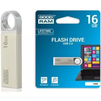 GOODRAM Flash Disk UUN2 16GB USB 2.0 stříbrná