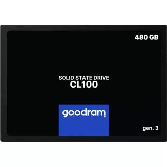 GOODRAM SSD CL100 Gen.3 480GB, SATA III, 2.5", (R:540/W:460MB/s)