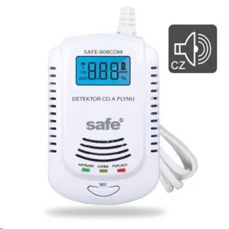 Safe Kombinovaný detektor CO, hořlavých a výbušných plynů 808COM Safe Kombinovaný detektor CO, hořlavých a výbušných plynů 808COM
