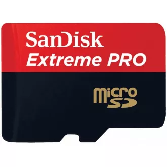 SanDisk Micro SDXC karta 32GB Extreme PRO (100MB/s, Class 10 UHS-I V30) + adaptér