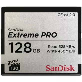 SanDisk CFAST 2.0 128GB Extreme Pro (525 MB/s VPG130)