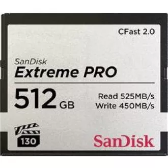 SanDisk CFAST 2.0 512GB Extreme Pro (525 MB/s VPG130)