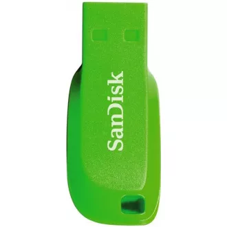 SanDisk Flash Disk 16GB Cruzer Blade, USB 2.0, zelená