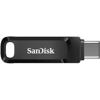 SanDisk Flash Disk 64GB Ultra Dual Drive Go, USB-C 3.2, Černá