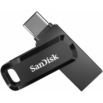 SanDisk Flash Disk 64GB Ultra Dual Drive Go, USB-C 3.2, Černá