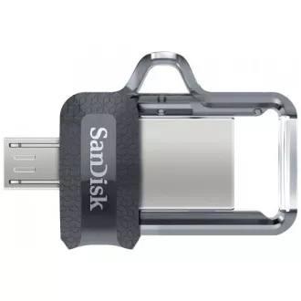 SanDisk Flash Disk 64GB Ultra Dual Drive Go, USB-C 3.2, Černá