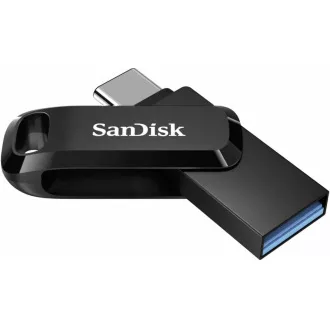 SanDisk Flash Disk 128GB Ultra Dual Drive Go, USB-C 3.2, Černá