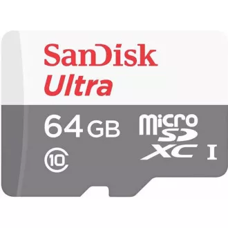 Sandisk MicroSDXC karta 64GB Ultra (80MB/s, Class 10 UHS-I, Android)