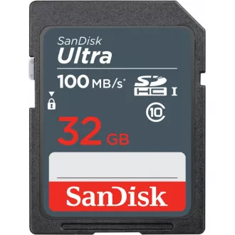 SanDisk SDHC karta 32GB Ultra (100MB/s Class 10 UHS-I)