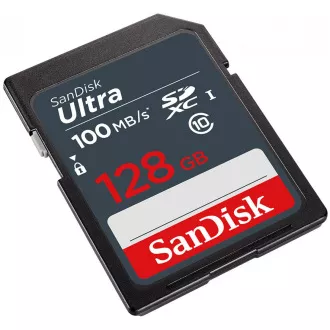 SanDisk SDXC karta 128GB Ultra (100MB/s Class 10 UHS-I)