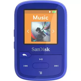 SanDisk Clip Sport Plus MP3 Player 32GB, Blue