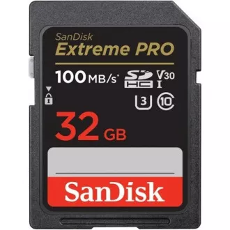 SanDisk SDHC karta 32GB Extreme PRO (100 MB/s Class 10, UHS-I U3 V30)
