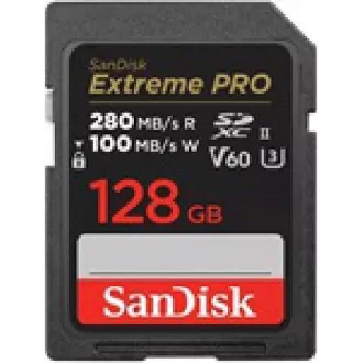 SanDisk SDXC karta 128GB Extreme PRO (280 MB/s Class 10, UHS-II V60)