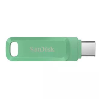 SanDisk Flash Disk 64GB Ultra Dual Drive Go, USB-C 3.2, Zelená
