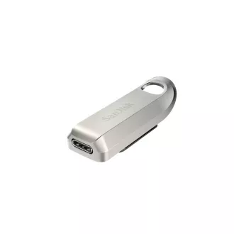 SanDisk Flash Disk 64GB Ultra Luxe, USB-C 3.2, Stříbrná
