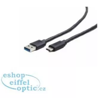 GEMBIRD USB 3.0 AM na Type-C kabel (AM/CM), 1m, černý