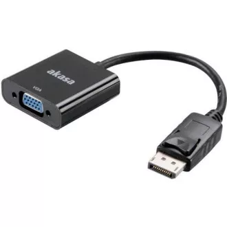 AKASA kabel redukce DisplayPort na VGA (D-SUB), 20cm