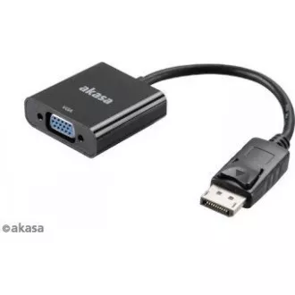 AKASA kabel redukce DisplayPort na VGA (D-SUB), 20cm