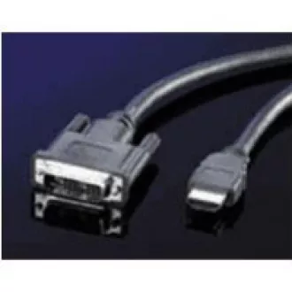 PREMIUMCORD Kabel HDMI - DVI-D 2m (M/M, zlacené kontakty, stíněný)