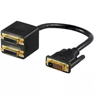PREMIUMCORD Adapter DVI-D (24+1) male => 2x DVI-D (24+1) female PREMIUMCORD Adapter DVI-D (24+1) male => 2x DVI-D (24+1) female