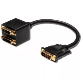 PREMIUMCORD Adapter DVI-D (24+1) male => 2x DVI-D (24+1) female PREMIUMCORD Adapter DVI-D (24+1) male => 2x DVI-D (24+1) female