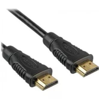 PremiumCord HDMI High Speed + Ethernet kabel, zlacené konektory, 1.5m
