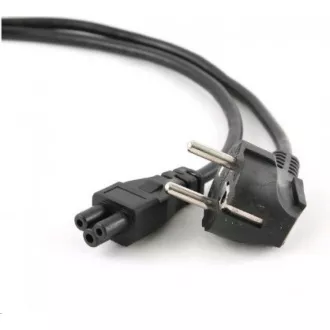 C-TECH kabel síťový, 1, 8m VDE 220/230V, napájecí k notebooku, 3 pin Schuko