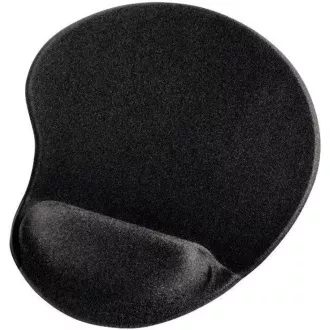 GEMBIRD Podložka pod myš gelová ergonomická Maxi, černá