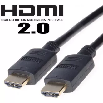 PREMIUMCORD Kabel HDMI 2.0 High Speed + Ethernet, zlacené konektory, 7, 5m