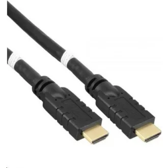 PREMIUMCORD Kabel HDMI High Speed with Ether.4K@60Hz, se zesilovačem, 15m, 3x stínění, M/M, zlacené konektory