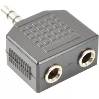 PREMIUMCORD Kabelová rozdvojka 3, 5 Jack M - 2xF 10cm