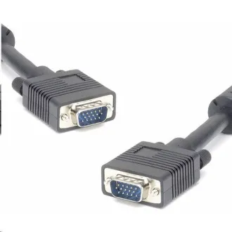 PREMIUMCORD Kabel k monitoru HQ (Coax) 2x ferrit, SVGA 15p, DDC2, 3xCoax+8žil, 2m