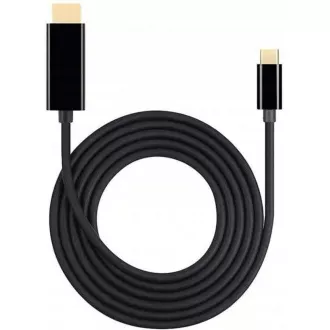 PREMIUMCORD Kabel USB3.1 typ-C na HDMI, 1, 8m rozlišení obrazu 4K*2K@60Hz Aluminium