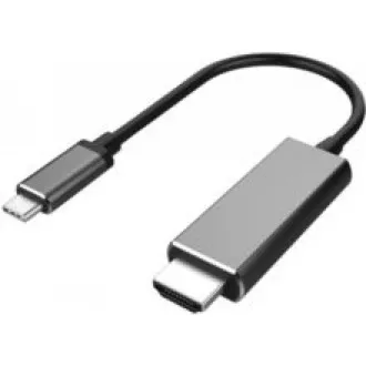 PREMIUMCORD Kabel USB3.1 typ-C na HDMI, 1, 8m rozlišení obrazu 4K*2K@60Hz Aluminium