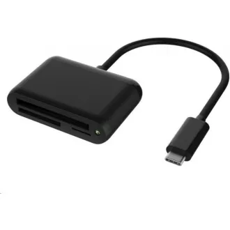 PREMIUMCORD Adaptér USB3.1 Typ-C - Čtečka karet CFAST2.0+SD3.0+Micro SD 3.0