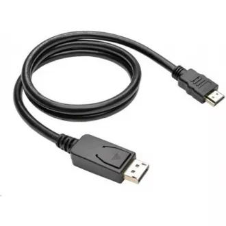 C-TECH kabel DisplayPort/HDMI, 3m, černý