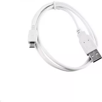 C-TECH kabel USB 2.0 AM/Micro, 1m, bílý