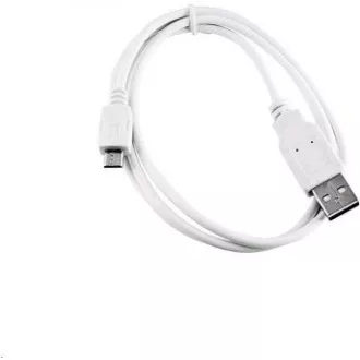 C-TECH kabel USB 2.0 AM/Micro, 2m, bílý