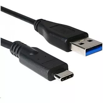 C-TECH kabel USB 3.0 AM na USB-C kabel (AM/CM), 1m, černý