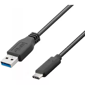 PremiumCord Kabel USB 3.1 konektor C/male - USB 3.0 A/male, černý, 1m