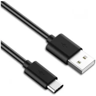 PremiumCord Kabel USB 3.1 C/M - USB 2.0 A/M, rychlé nabíjení proudem 3A, 10cm, bílá