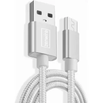 PremiumCord Kabel USB 3.1 C/M - USB 2.0 A/M, rychlé nabíjení proudem 3A, 1m, bílá
