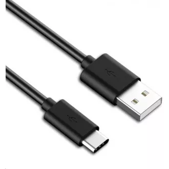 PremiumCord Kabel USB 3.1 C/M - USB 2.0 A/M, rychlé nabíjení proudem 3A, 1m, černá