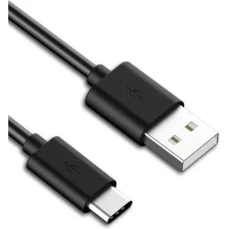 PremiumCord Kabel USB 3.1 C/M - USB 2.0 A/M, rychlé nabíjení proudem 3A, 2m, černá