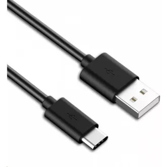 PremiumCord Kabel USB 3.1 C/M - USB 2.0 A/M, rychlé nabíjení proudem 3A, 2m, černá
