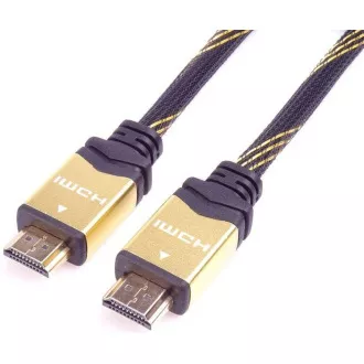 PREMIUMCORD Kabel HDMI 2.0 High Speed + Ethernet kabel HQ, zlacené konektory, 5m