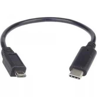PREMIUMCORD Adaptér USB 3.1 C/male - USB 2.0 Micro-B/male, 0, 2m