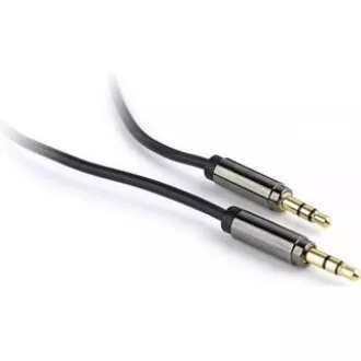 GEMBIRD Kabel přípojný jack 3, 5mm M/M, PREMIUM QUALITY, pozlacený, 1m